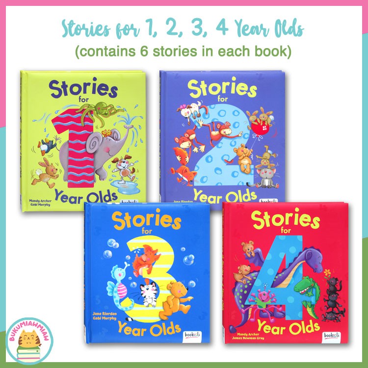 Stories for 1, 2, 3, 4 Year Olds (contains 6 stories in each book)(6 stories inside)(WW)