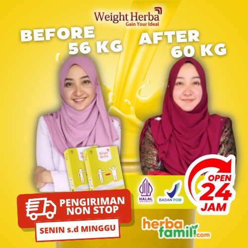 

WEIGHT HERBA Cara Alami Menambah Berat Badan Agar Ideal Cukup Dengan Konsumsi Weight Herba Susu Kambing Etawa Premium