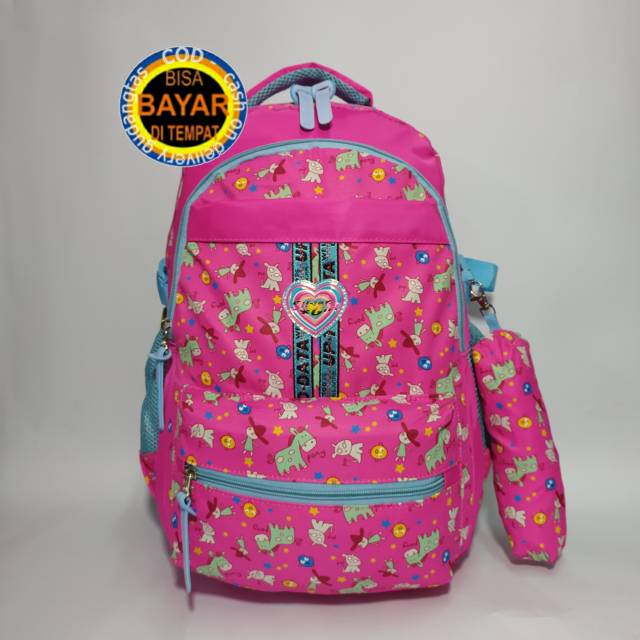 Tas sekolah anak perempuan Backpack Tas ransel Silvergirl by ALTO Import 70062SI