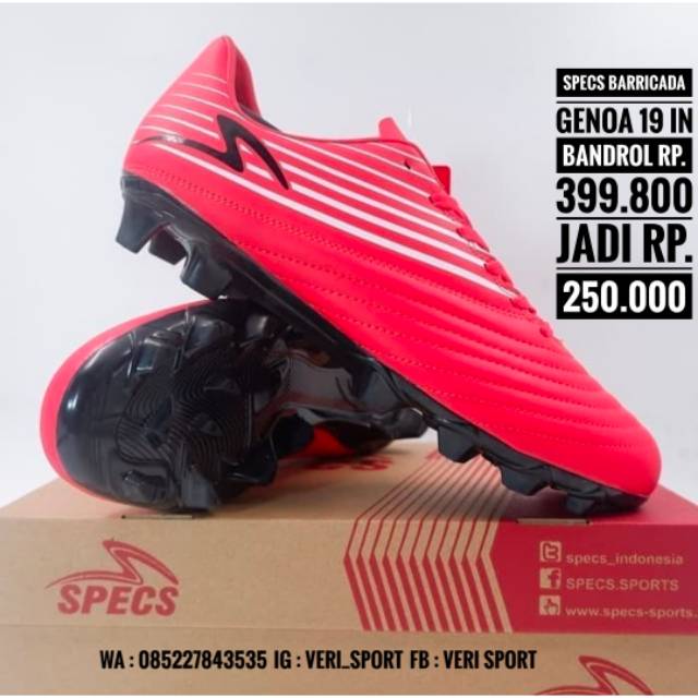 Specs Barricada Genoa FG