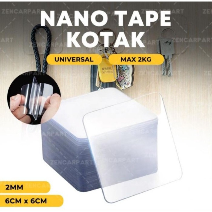 NANO TAPE KOTAK Double Tape Isolasi Perekat Tempel Dinding KUAT