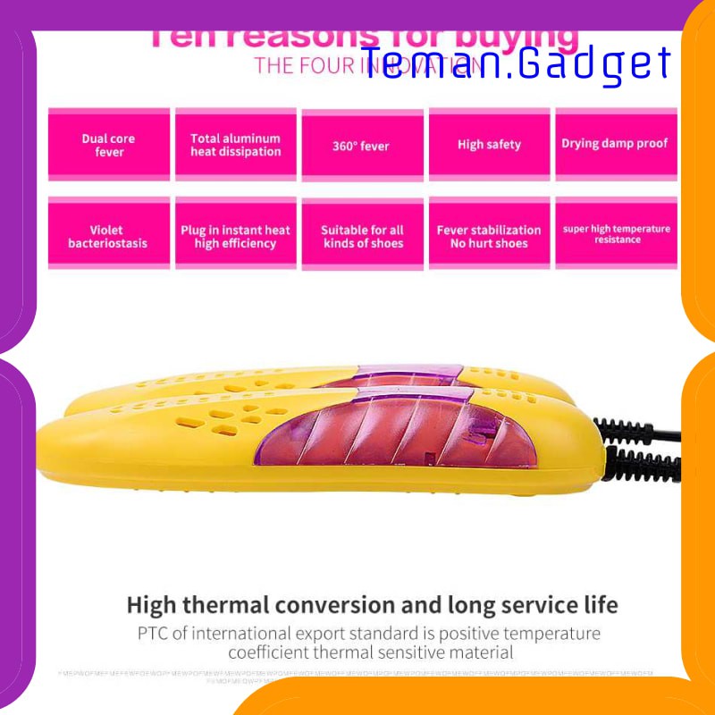 TG-FC026 Pengering Sepatu Elektrik Penghilang Bau Odor Dehumidify - AD