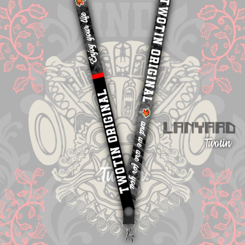 Lanyard Twotin / Kalung Twotin / Lanyard Vape / Lanyar POD / Lanyard ID Card / Lanyard Limited Editi