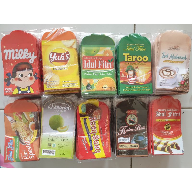 

PAKET JADI AMPLOP SNACK DAN ATM MEDIUM isi 500pcs (50pack)
