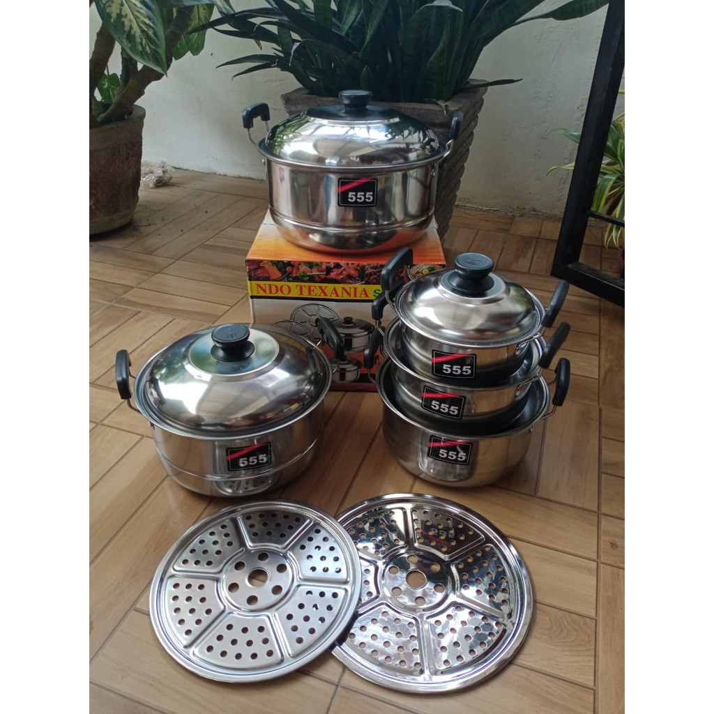 Panci set steamer ndo texania