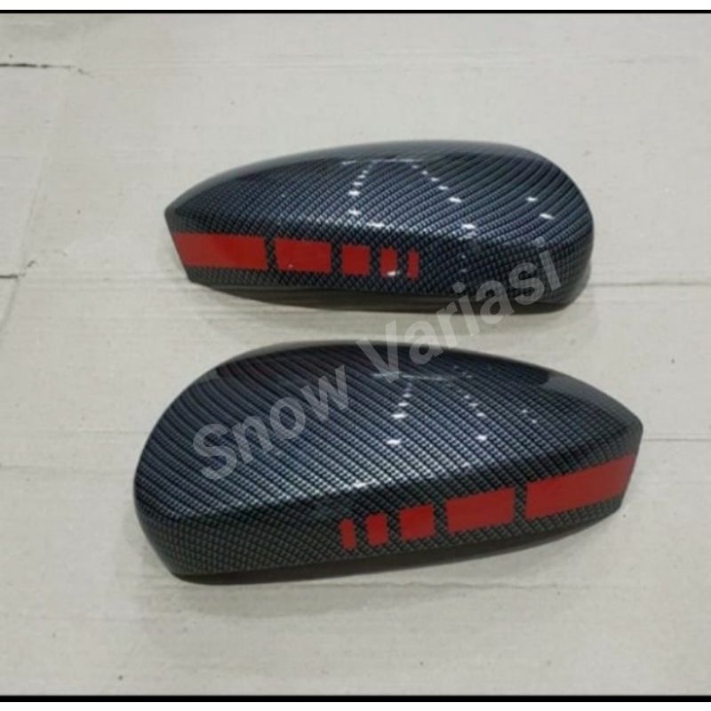 cover spion raize 2021 carbon glossy lis merah