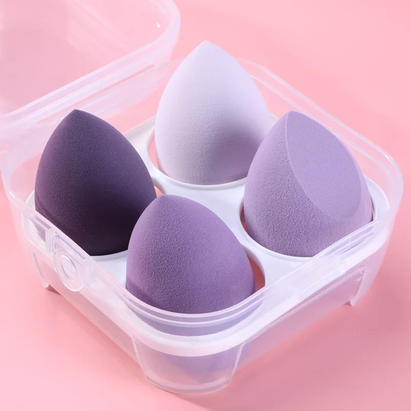 MAKE UP SPONGE BEAUTY BLENDER BOX ISI 4 PCS SPONS BLENDER BEST QUALITY