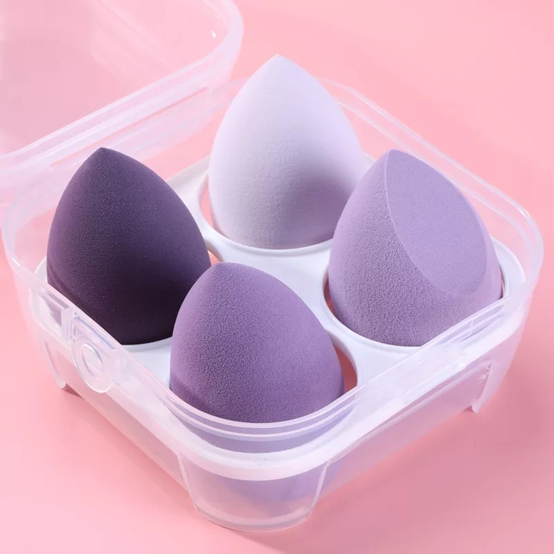 MAKE UP SPONGE BEAUTY BLENDER BOX ISI 4 PCS SPONS BLENDER BEST QUALITY