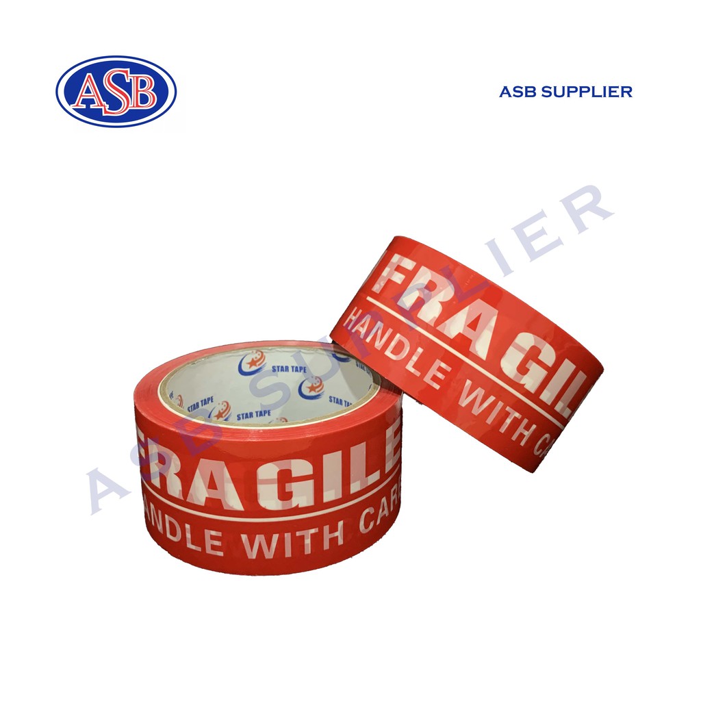 

Lakban Fragile Merah Unboxing 45 MM x 72 YARD (1 Roll)