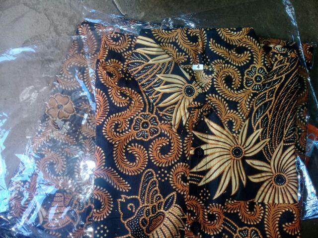 Couple Ayah Anak Couple Keluarga Kemeja Batik Kenongo