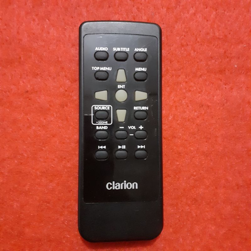 Remote Tape Mobil CLARION Head Unit Original Asli . RCB - 198 .