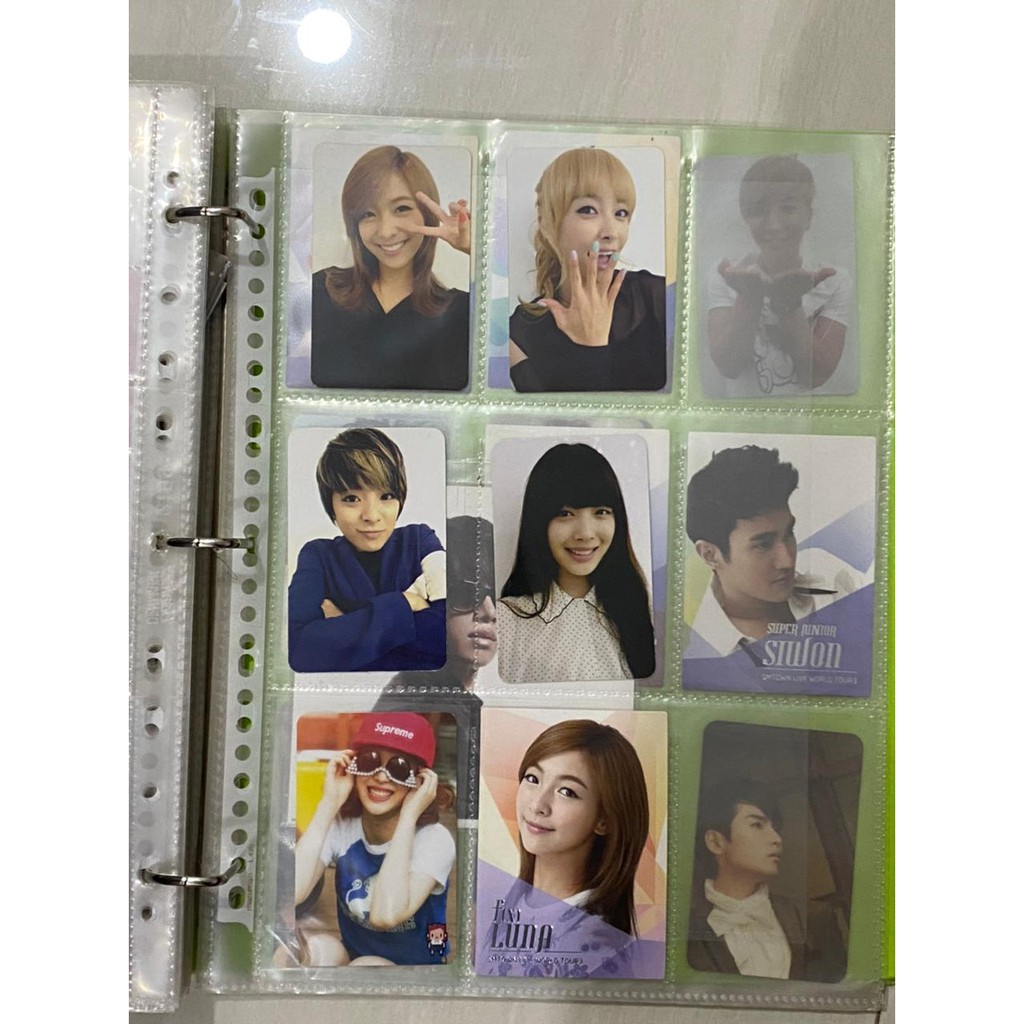 f(x) Album Photocard + Concert Goods Trading Card Merchandise + Pink Tape - Amber Sulli Victoria Lun