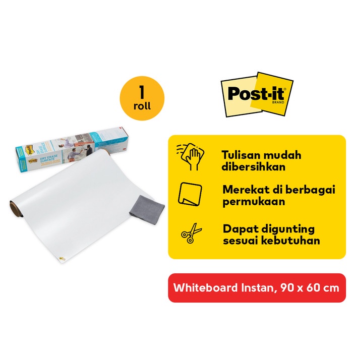 

Post-It 3M Papan Tulis Dry Erase Surface DEF 3x2 Whiteboard promo