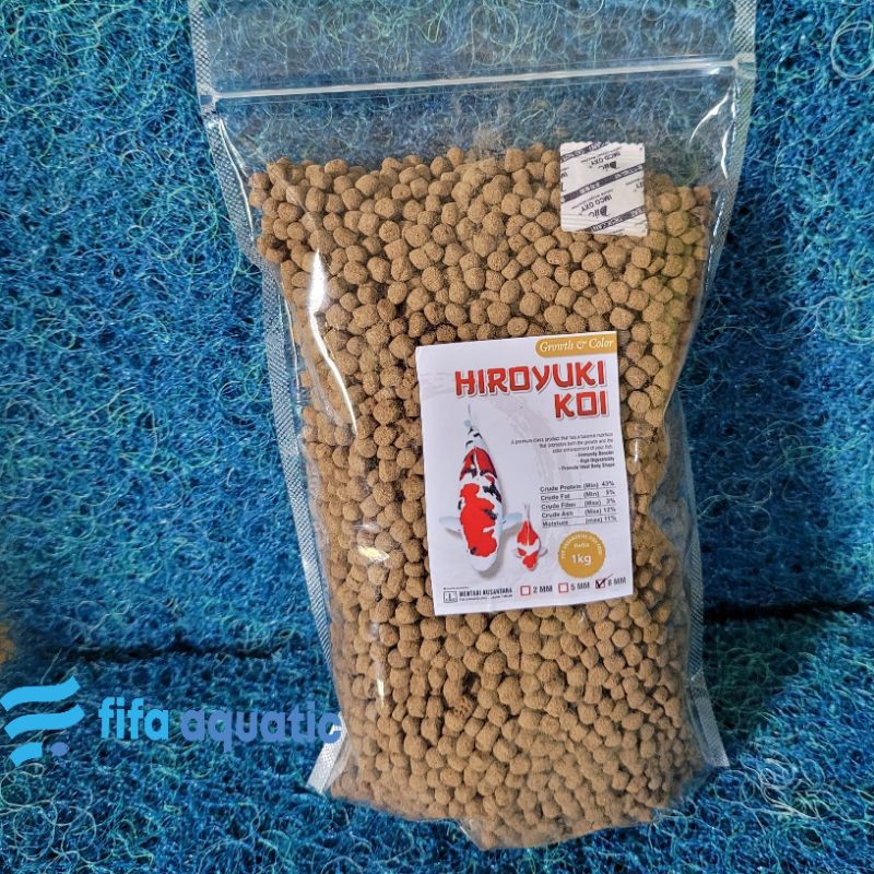 Hiroyuki 1kg Growth & Colour pakan koi