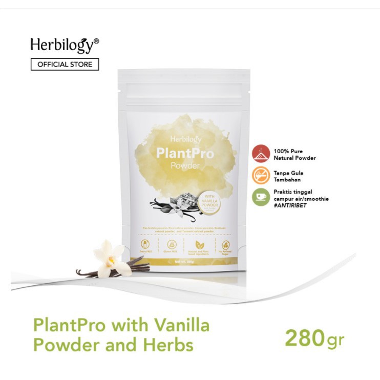 Herbilogy PlantPro Powder Vanilla (Plant Protein) 280 g