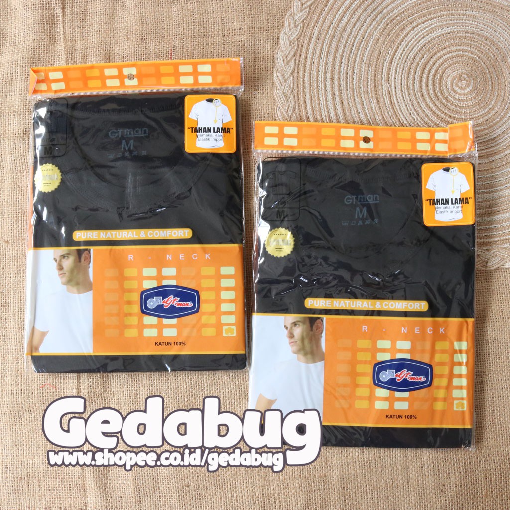 Oblong GT man Hitam Kaos Oblong Hitam polos - Oblong GTman Hitam GTS 01