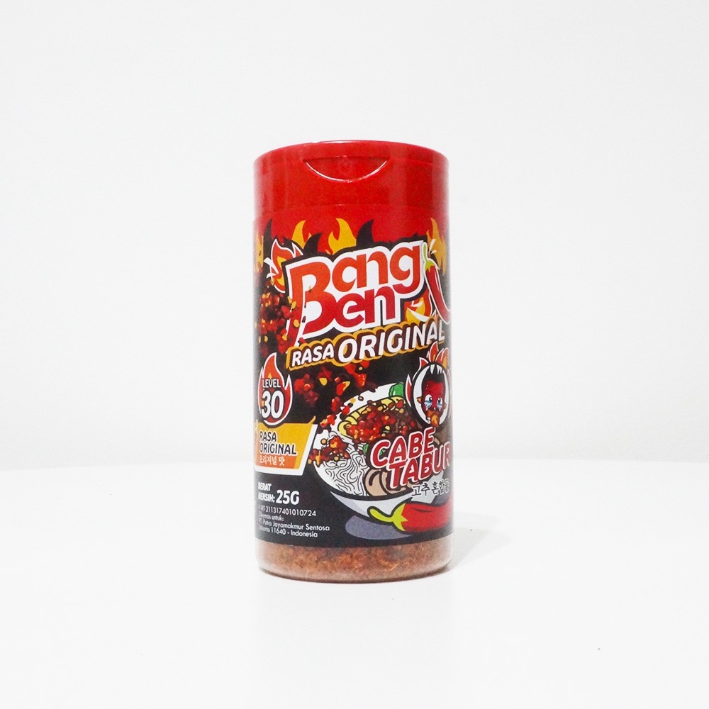 

BANGBEN CABE TABUR ORIGINAL LEVEL 30 - BUMBU CABE TABUR 25GR