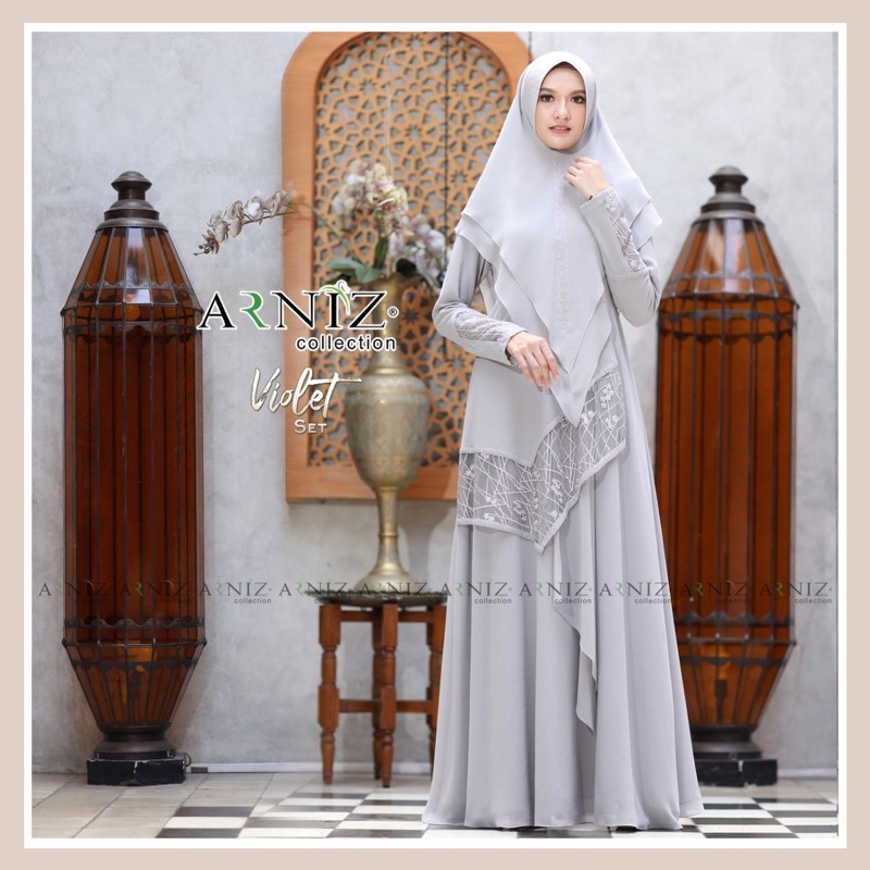 Violet Set Syari ori by Arniz