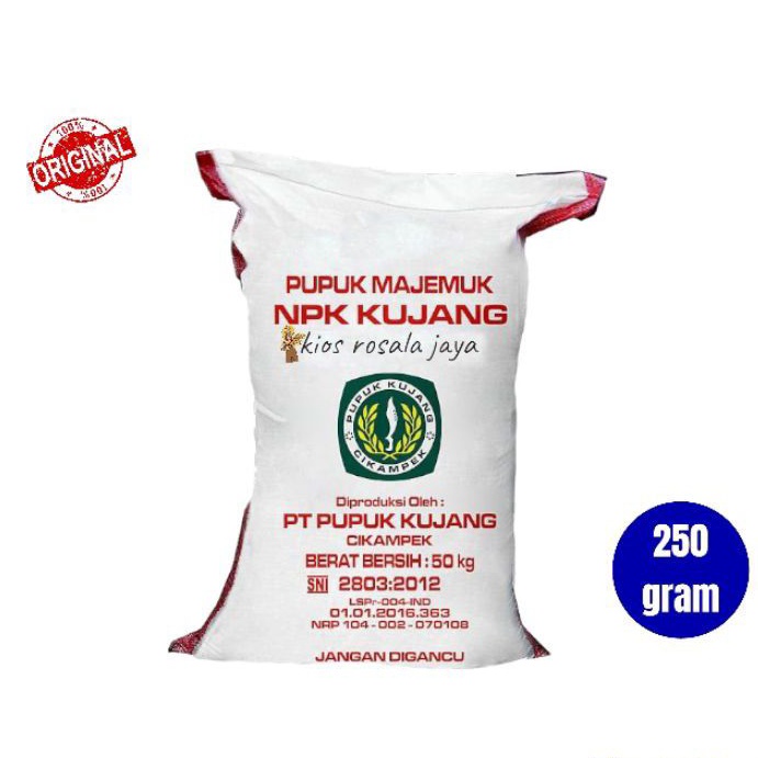Pupuk Majemuk NPK Kujang 250 gr