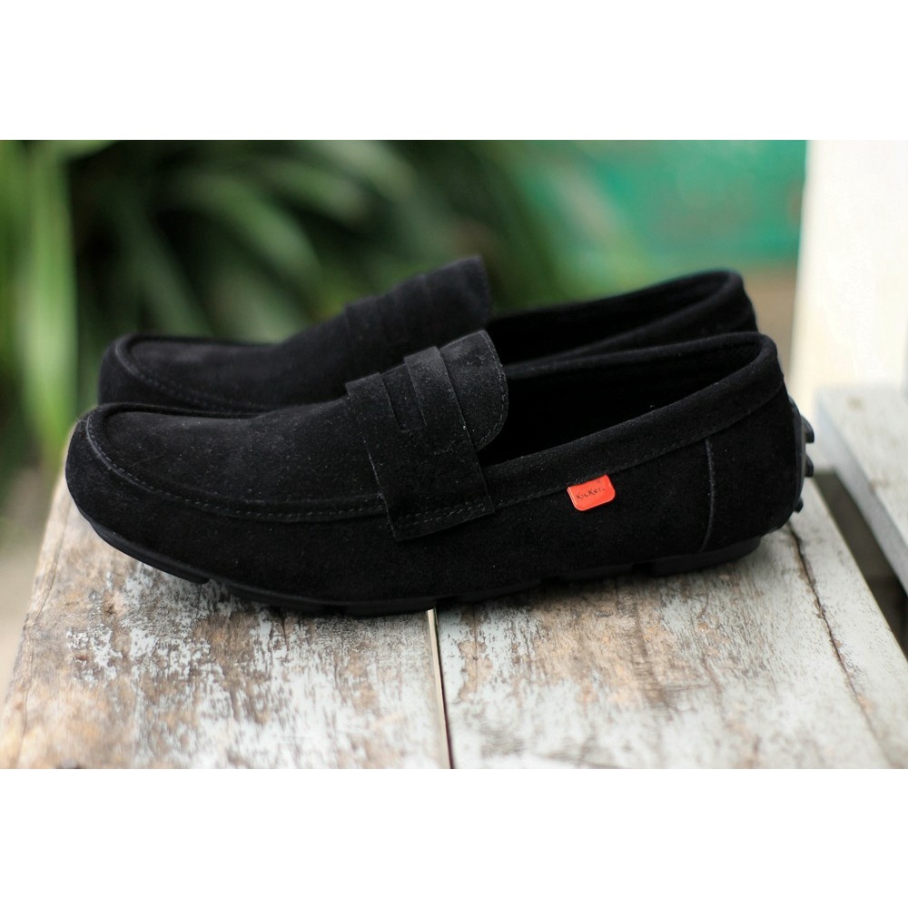 Sepatu Selop Pria Kickers JAVLIN Casual Formal Kerja Kuliah Santai Slip On