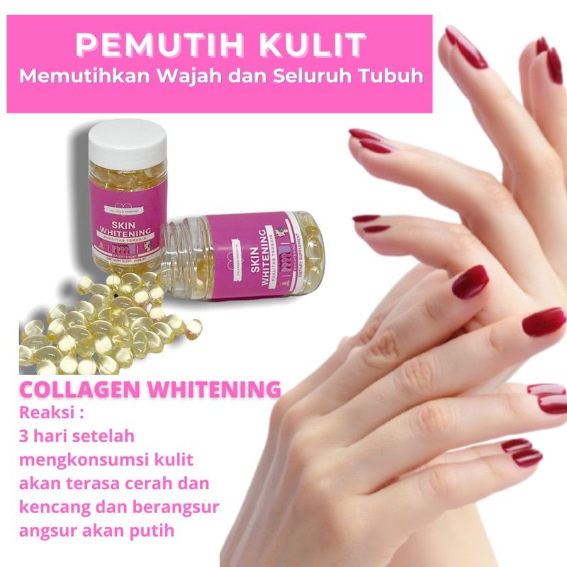 COLLAGEN PREMIUM | KAPSUL PEMUTIH KULIT | PEMUTIH WAJAH