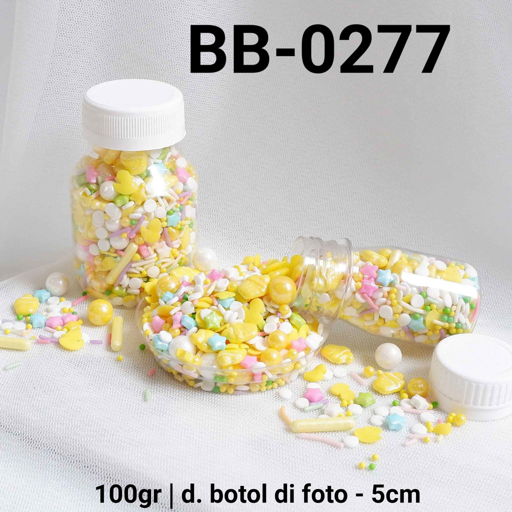 

BB-0277 Sprinkles sprinkle springkel 100gr star bebek cupcake kuning yamama baking grosir murah sprinkles cake dekorasi mutiara trimit decoration story sprinklestory sprinklesstory sprinkle story yamama baking