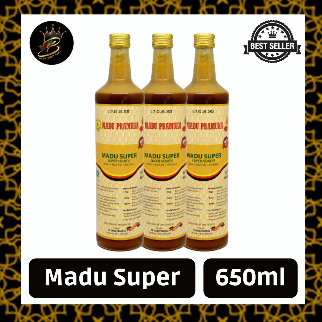 

MADU PRAMUKA SUPER 650ML / MADU ASLI BANYAK MANFAAT