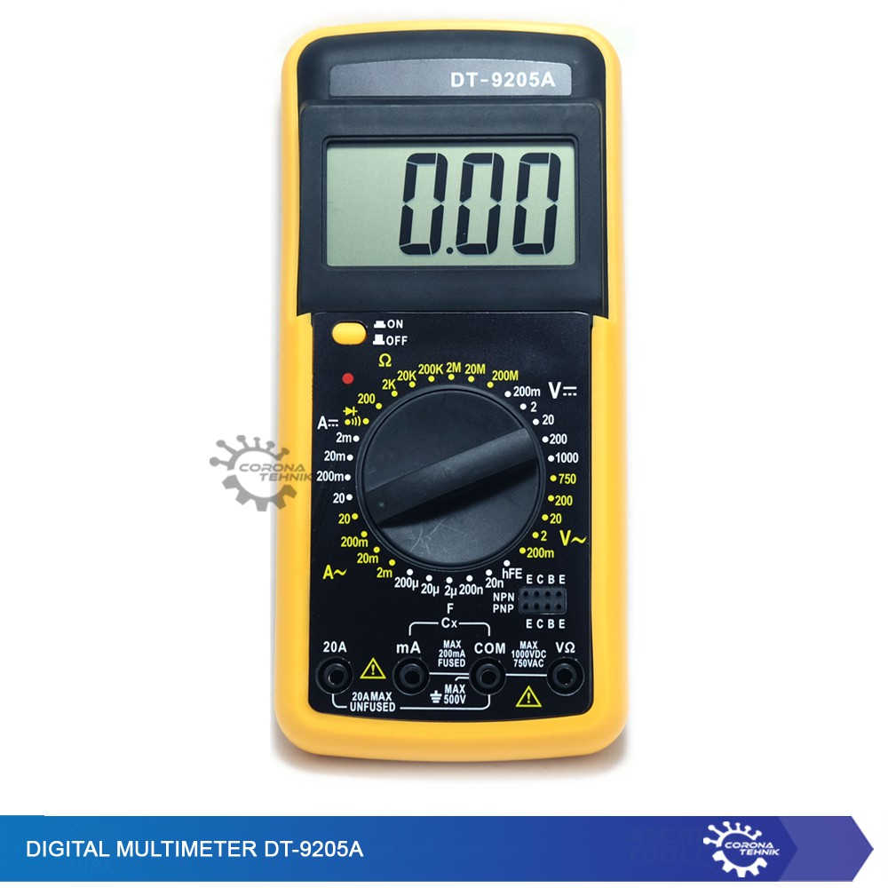 Digital Multitester DT-9205A