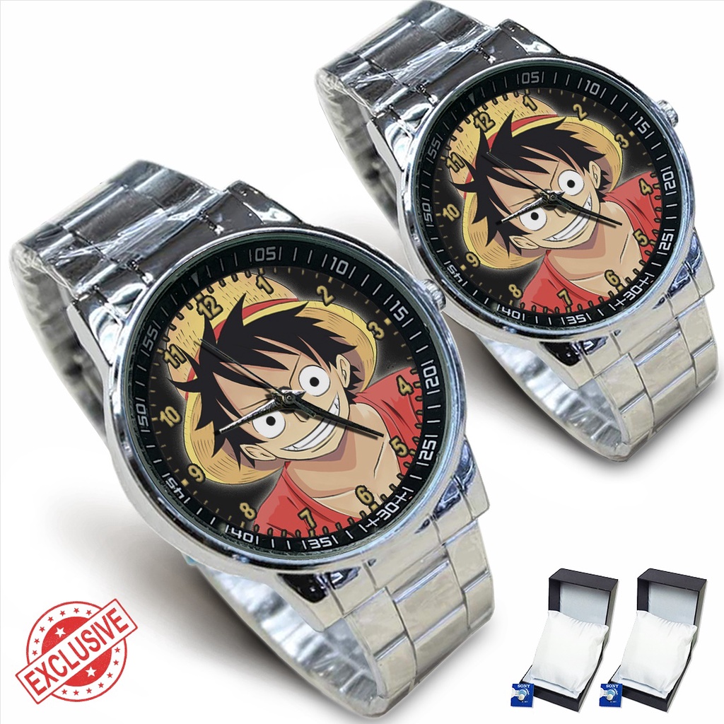 Jam Tangan Rantai Couple ONE PIECE MOTIF 2 (Special)