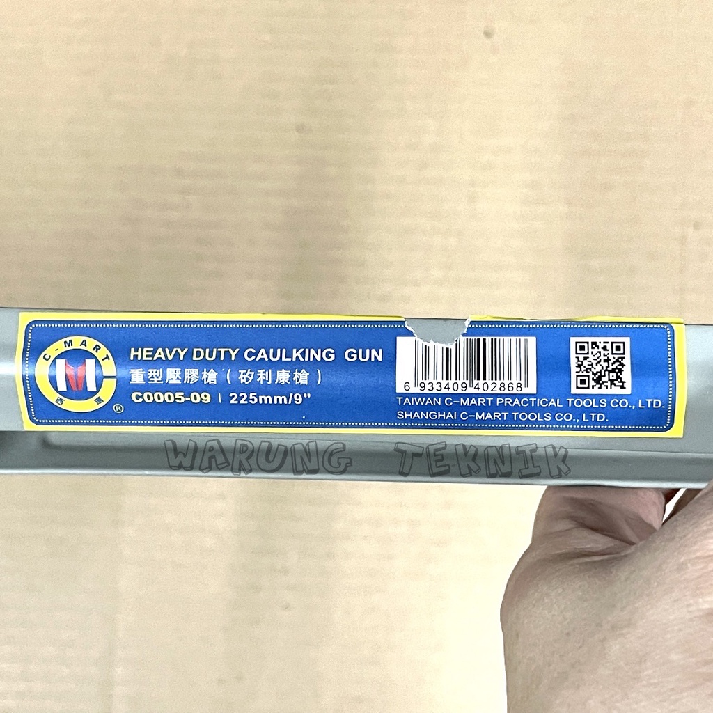 CMART HEAVY DUTY CAULKING GUN TEMBAKAN LEM SILIKON BOTOL TEBAL 225 MM