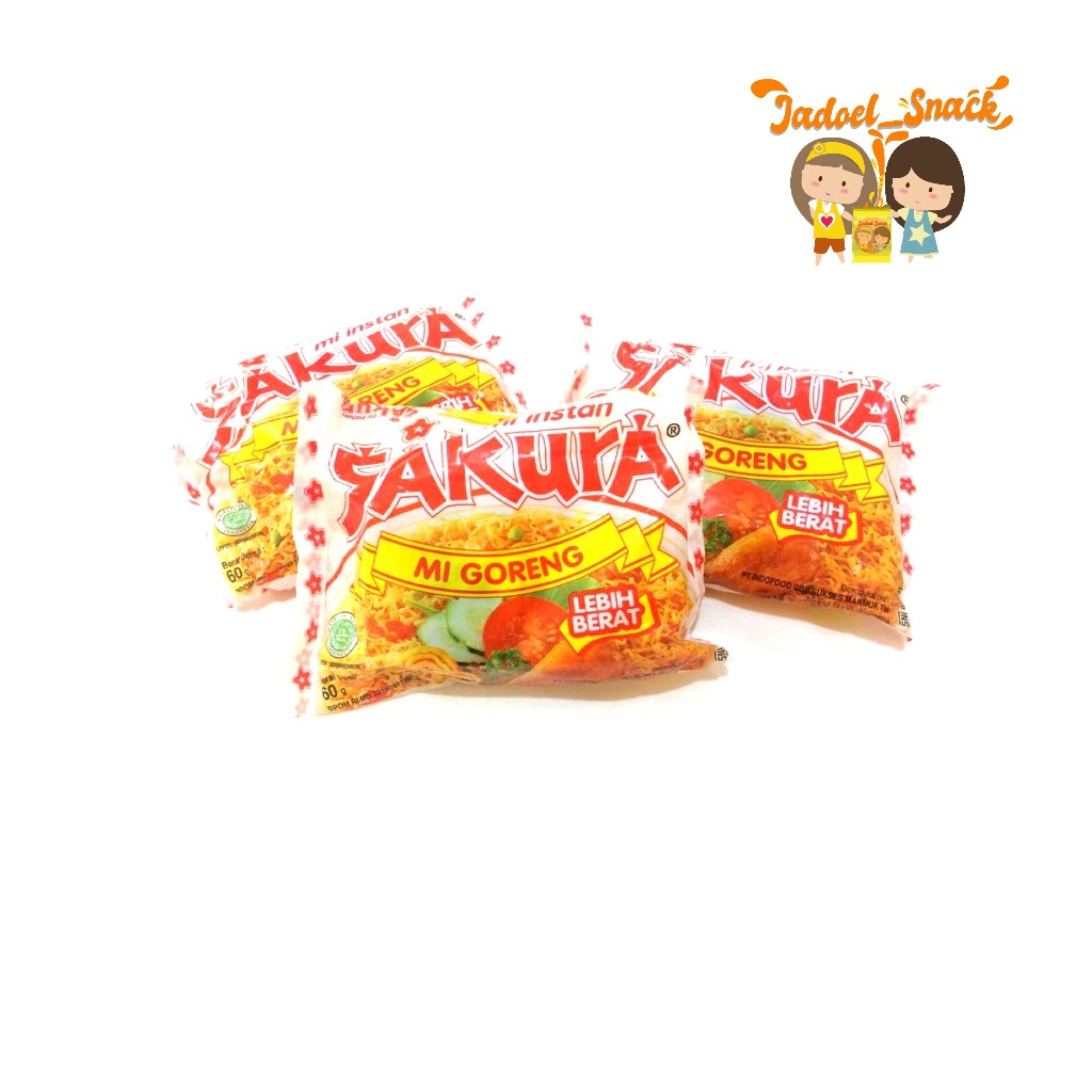 Mie Goreng SAKURA JADUL by Jadoel Snack Shopee Indonesia