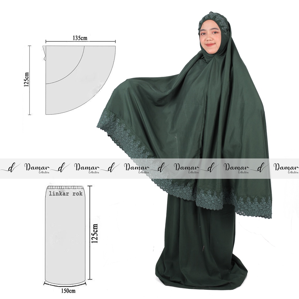 Mukena Khadijah Dewasa Gratis Tas Cantik Mukena Murah Mukena Dewasa Khadijah Jumbo Bordir Bahan Katun Mikro Premium Ori