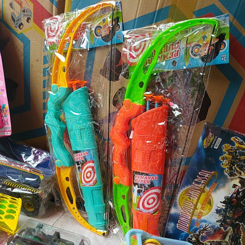 Mainan anak laki laki panah panahan memanah MU 01 +Tas busur super jumbo