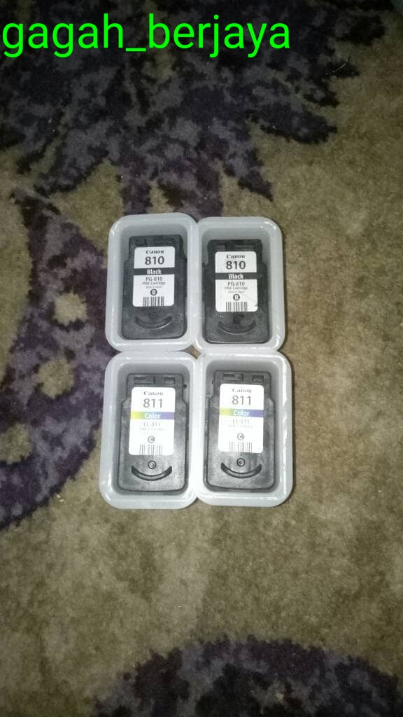 peketan tinta canon 810/811 bekas ori