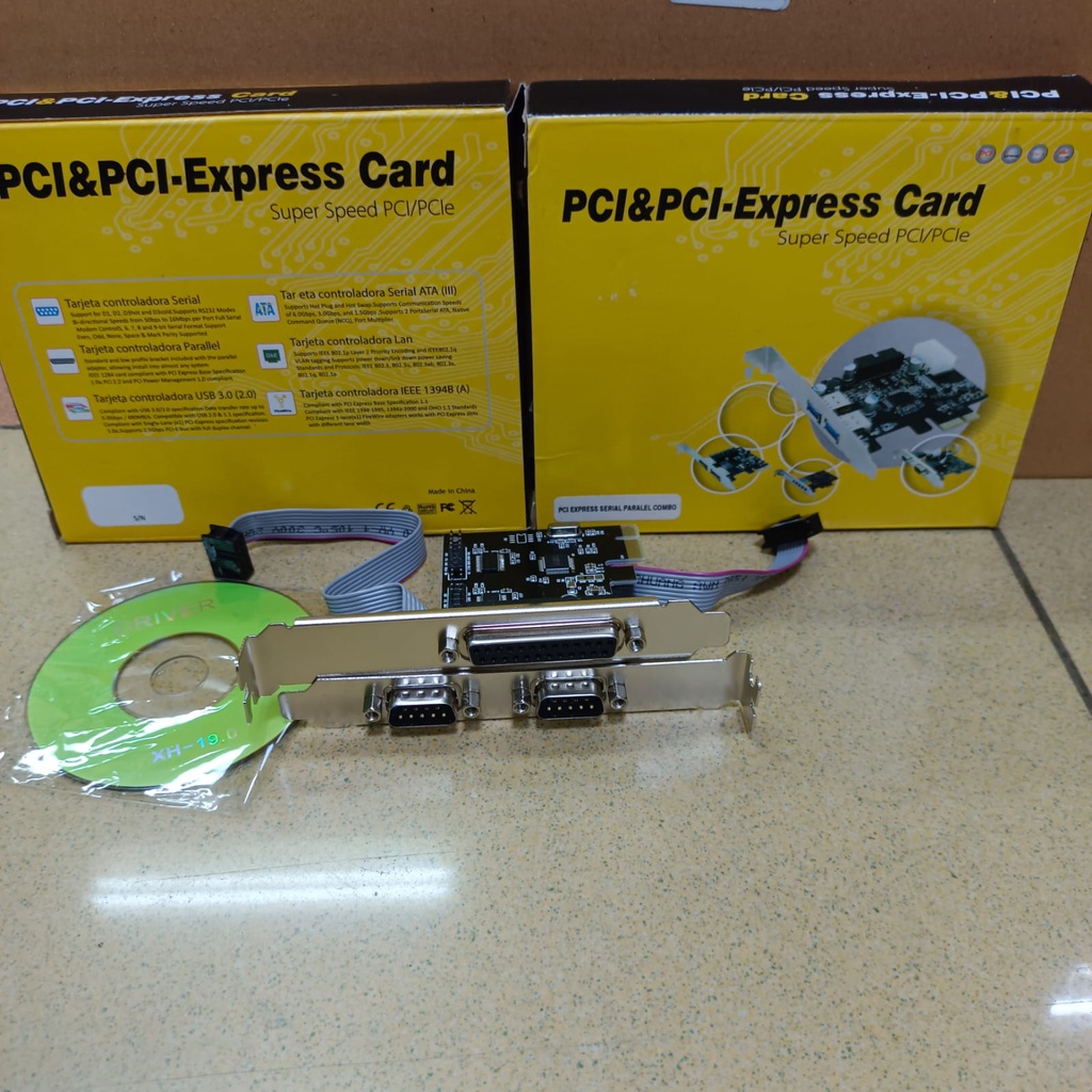 PCI Express io Card 2 Serial 1 Pararrel Port