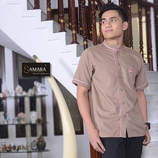  Baju  muslim  sarimbit keluarga samara  G05 Choco Brown 