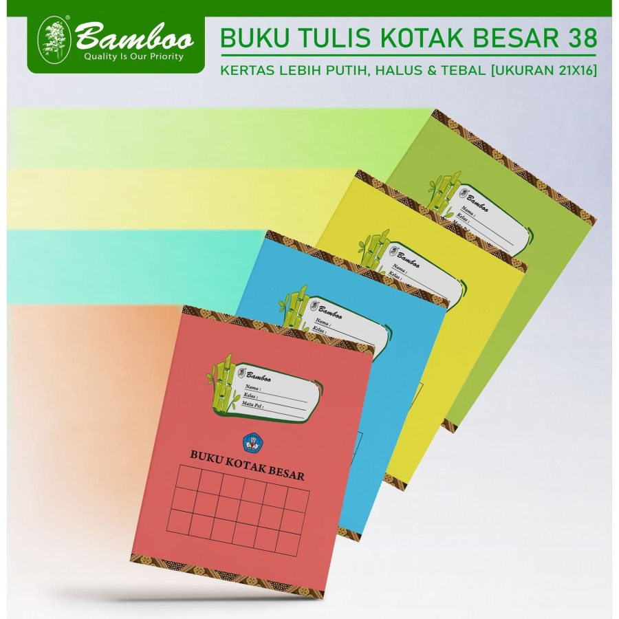 

BUKU TULIS KOTAK BESAR 38 ( 2CM )