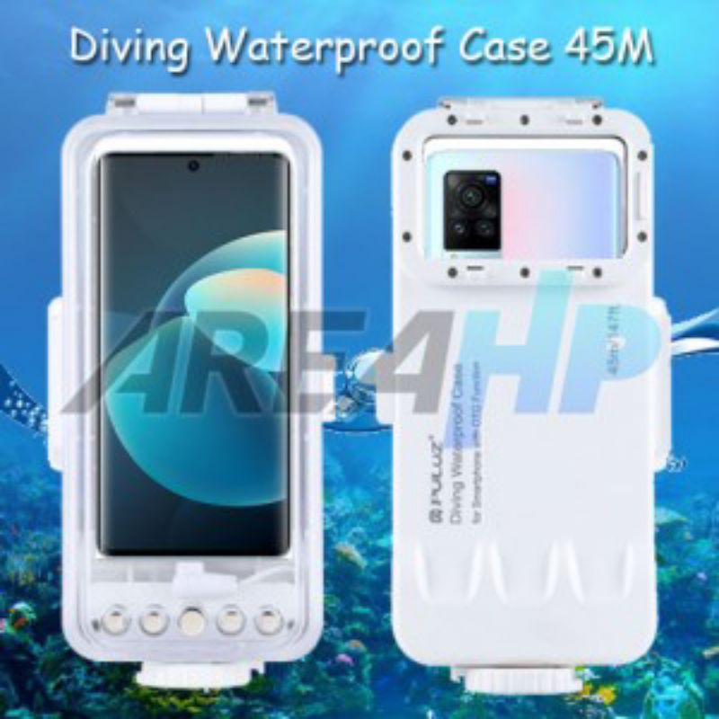 Puluz Diving Waterproof Case Casing Cover 45M Vivo X60,Pro 2021