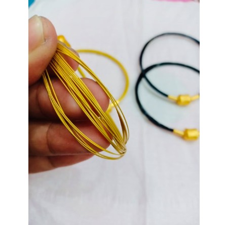 Gelang Tali Kawat Anti Air Waterproof Untuk Charm Liontin Mainan Pandora tali korea steal 3mili