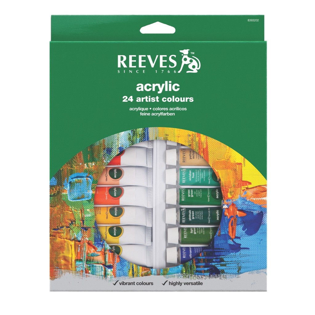 Reeves 24 Acrylic Color Set