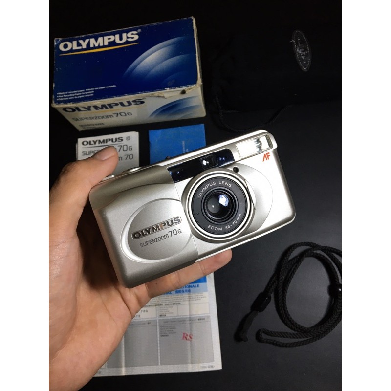 Kamera Analog Point And Shoot - OLYMPUS SUPERZOOM 70G