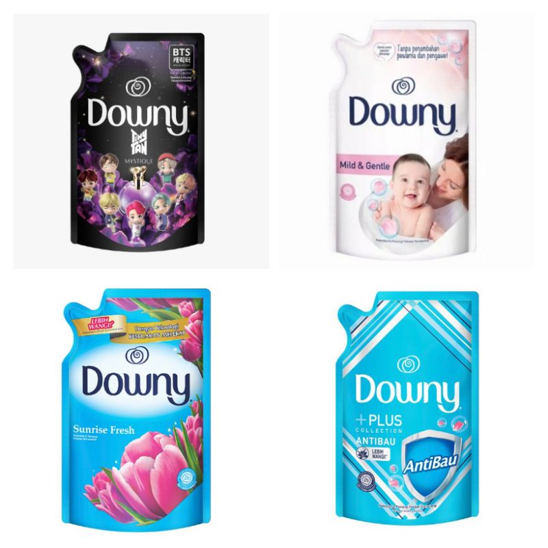 Downy Pewangi Pakaian Bayi Mild Sunrise Fresh Anti Bau Allure BTS Tiny Tan Softener 590 680 720 / 55