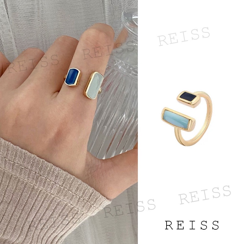 Retro Ring Simple Fashion Geometric Open Index Finger Ring For Women Rings Cincin Jari Telunjuk Model Terbuka Bentuk Geometris Gaya Retro Untuk Wanita