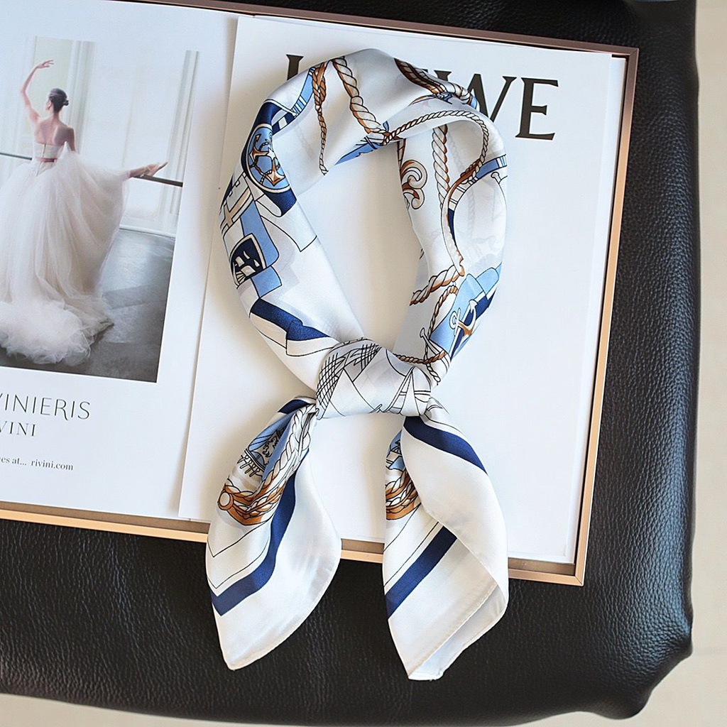 Super66 Scarf Syall Outer Leher Headband 70x70cm-11