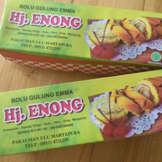 Bolu gulung Hj Enong