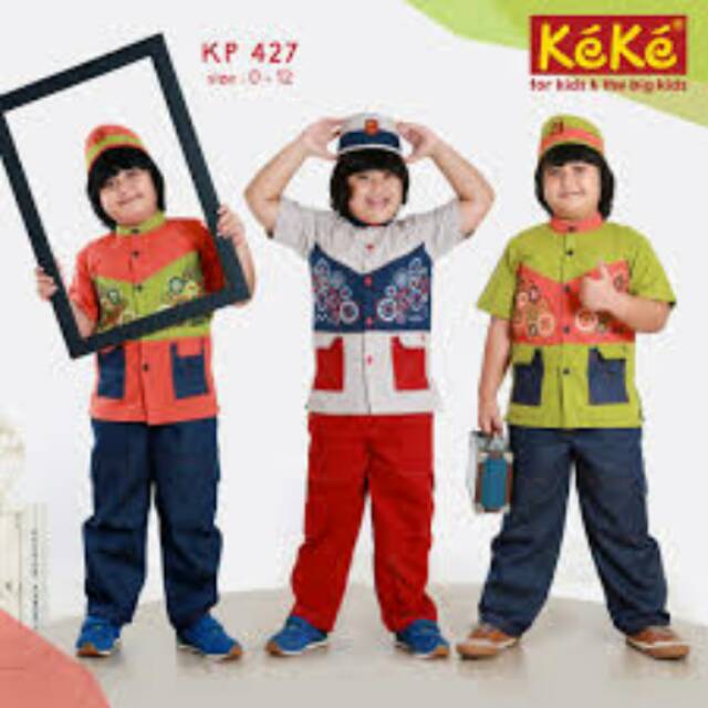 Baju Koko Anak Keke KP 427