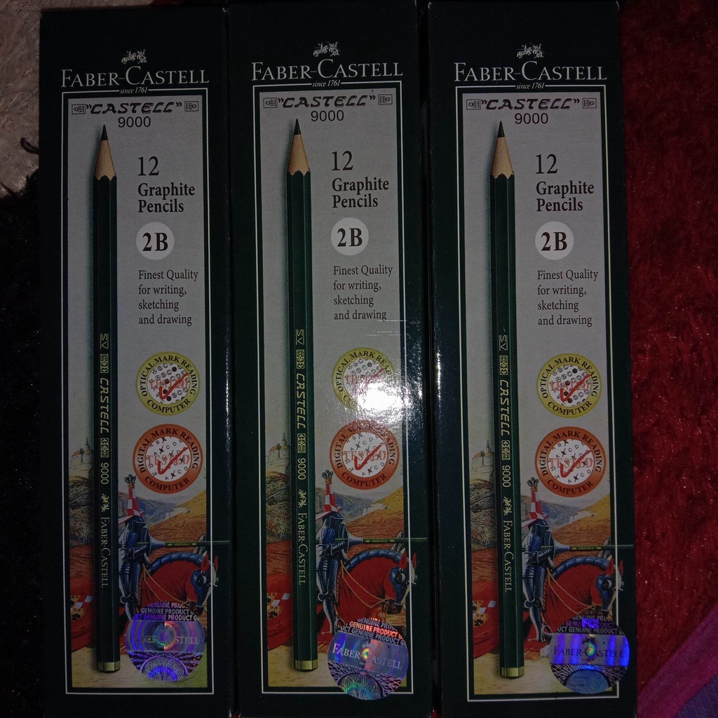 

PENSIL FABERCASTELL 2B 1PAK ISI 12PCS