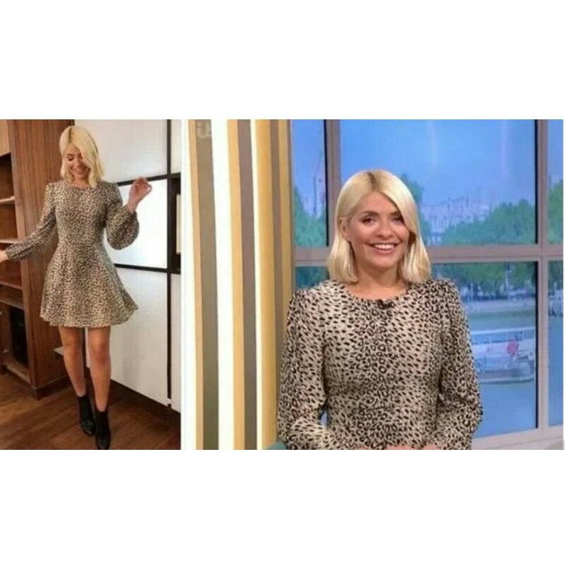 Other Stories dress Leopard sz 36. and other storie brown leopard