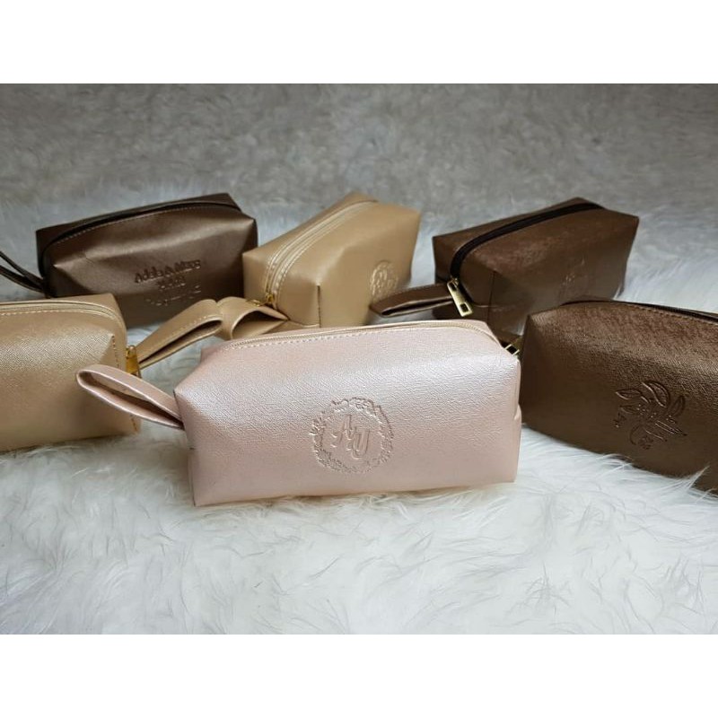 

souvenir dompet kosmetik tepak pensil akad nikah resepsi minim 12 pcs