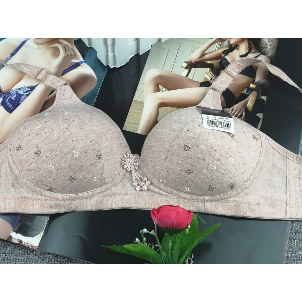 Bra/BH Wanita Import - Seri 268 Busa Tipis Kain Lembut